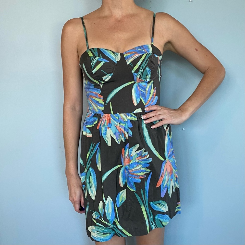 Lauren Conrad Floral Busted Dress